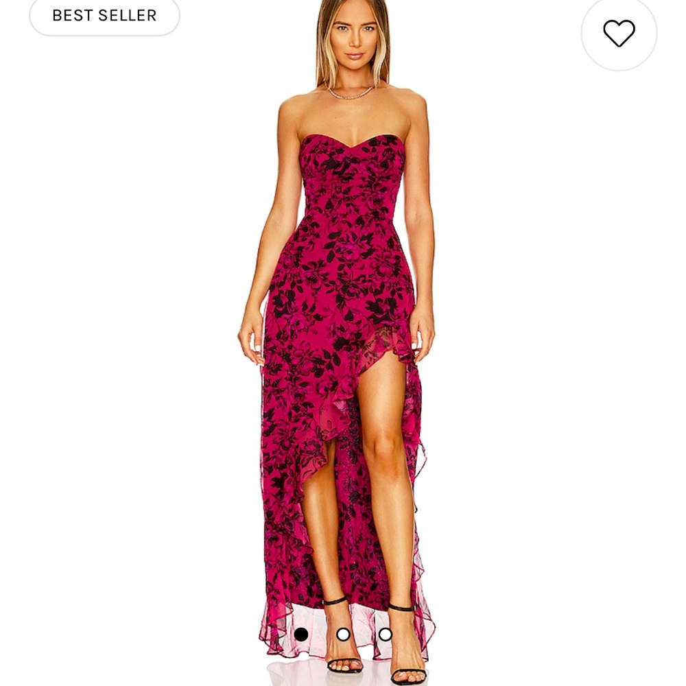 Revolve Eden Gown in Femme dress by Amanda Uprichard